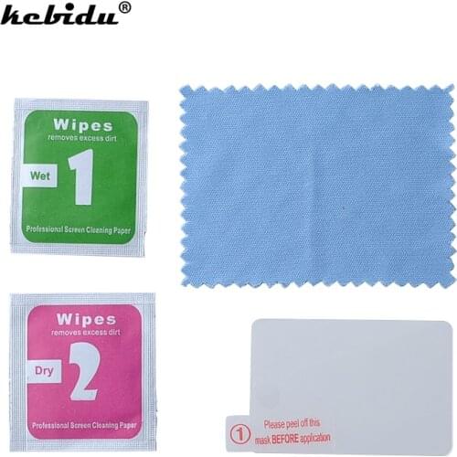 Kebidu 1 set 5.5cmx3.7cm Tempered Glass Screen Protector Mini Video Camera Lens Protection Film Accessory For Gopro Hero 5