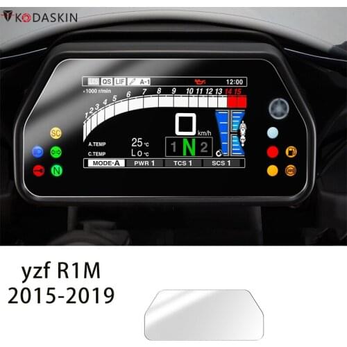 Kodaskin TPU Motorcycle Instrument Speedometer Protection Film accessories For YZF R1M R1 R1S 2015-2019
