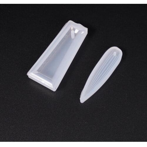 1pcs Liquid silicone mold DIY resin jewelry pendant necklace pendant lanugo mold resin molds for jewelry