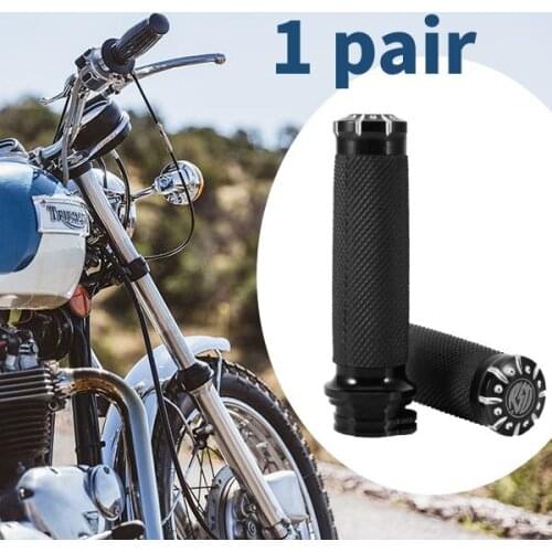 1 Pair Motorcycle Handle Bar Hand Grip For Softail Cruiser Chopper Motorcycle Handle Handles And Ends Dropshipping