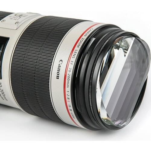 1PC Photographic Camera Special Effects Filter 77mm Linear Glass Prism Filter SLR Filter Accessories Camera Filter