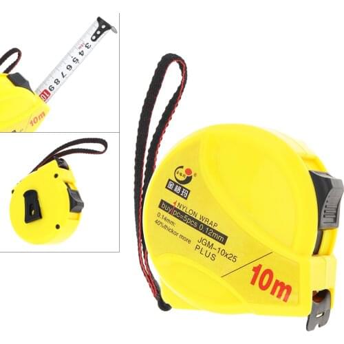 10m/Retractable Measuring Tools Double Side Steel Tape Measure Flexible Woodworking Tools