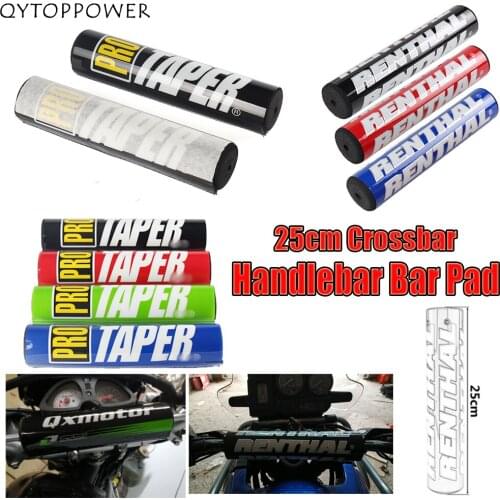 250mm Lengthened Handlebar Pads 7/8" For CR WR WRF CRF YZ RMZ YZF SX SXF EXC XCW ATV Dirt Pit Bike Motorcycle Motocross Enduro
