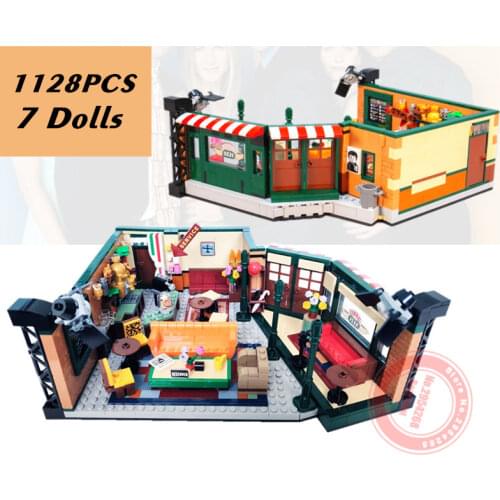 New American TV Drama Central Perk Cafe 21319 Friends Classic Big Model Bang 21302 Building Block Bricks Toy Gift Kid