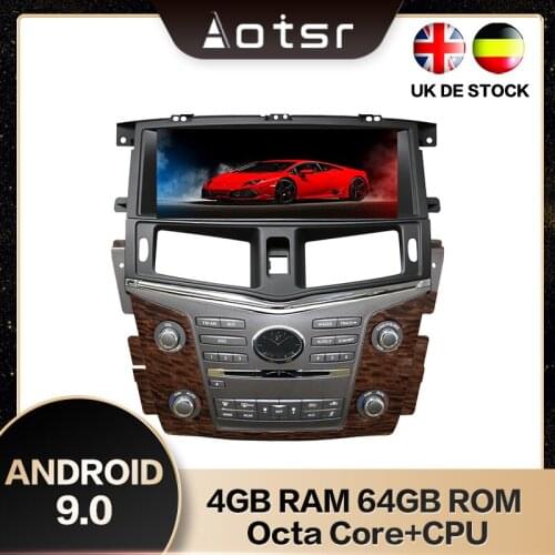 AOTSR 12.3 inch Android 9.0 PX6 DSP Car GPS Navigation Player Unit For NISSAN PATROL XE Stereo Carplay Multimedia Player