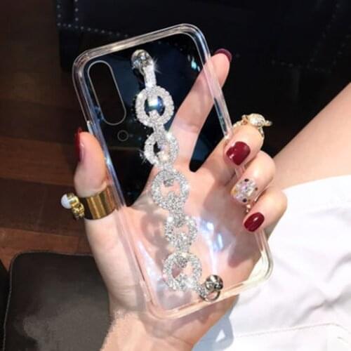 Shining Diamond Bracelet Case For Samsung A71 A51 A41 A31 A21 A11 A81 A91 M31S M62 F12 M12 S20FE A70S A50S A40S A30S A30 A20 A10