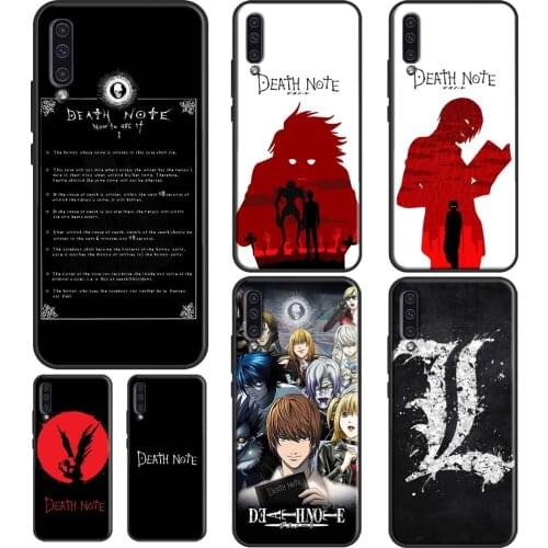 Death Note Comic Anime Phone Case For Samsung A12 A32 A42 A52 A72 A10 A20 A30 S A40 A50 A70 A31 A51 A71 A20e A21S