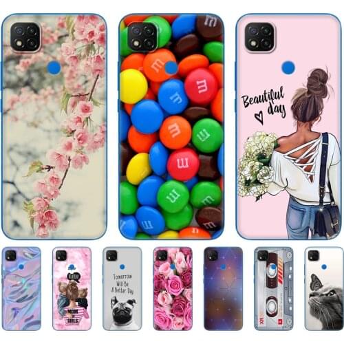 For xiaomi redmi 9C NFC Case Soft TPU Silicon Phone Back Cover For redmi 9C Case 6.53 inch etui bumper fundas coque