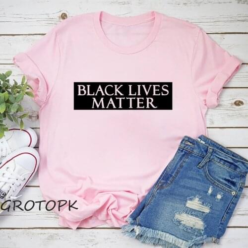 Black Lives Matter Top Dad of Girls T-shirt Sunshine Mixed with A Little Hurricane Harajuku Tshirt Pink White Women Tshirt