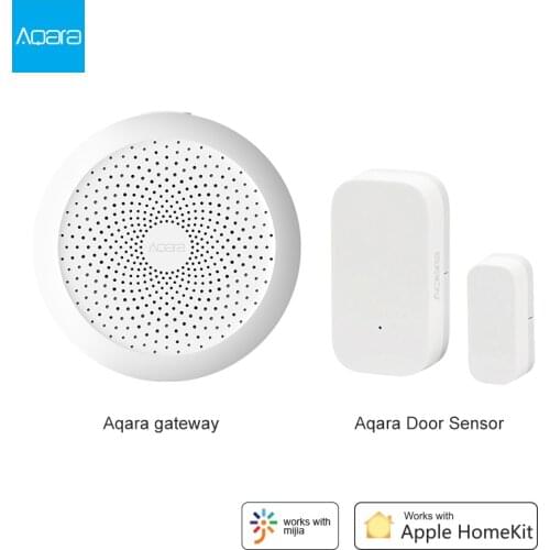 Aqara Door Window Sensor and Aqara Gateway Hub Zigbee Wireless Home Security Smart Mini Door Sensor For Mi Home Apple Homekit