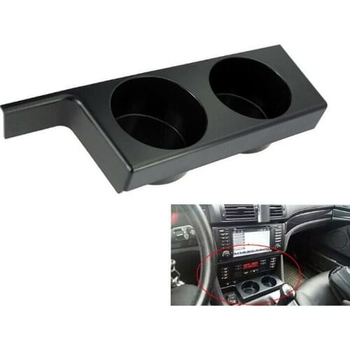 Double Cup Holder Center Front Console Insert for BMW E39 5-Series 1997-2003