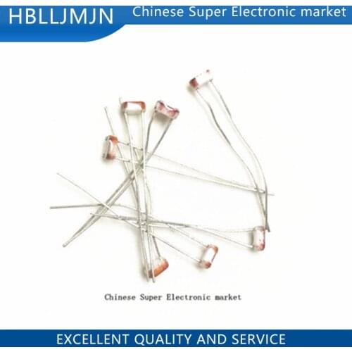 50PCS LDR Photo Light Sensitive Resistor Photoelectric Photoresistor Photosensitive Resistance 5528 GL5528 5537 5506 5516 5539