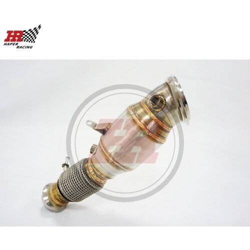 HP RACING CNC Stainless Steel 304 Performance N20 Catless Downpipe For F10 F11 F18 520I 528I 528XI 2011+ 18-22HP