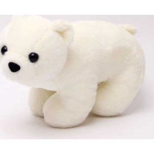 28CMLie down the bear stuffed toy doll polar bear doll little white bear Christmas gift