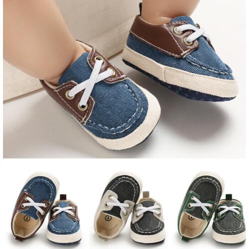 New 0-18M Baby Girl Soft Lovely Comfortable Sole Cotton Crib Shoes Boy Casual Sneaker Sport Shoes Toddler Patchwork Shoes