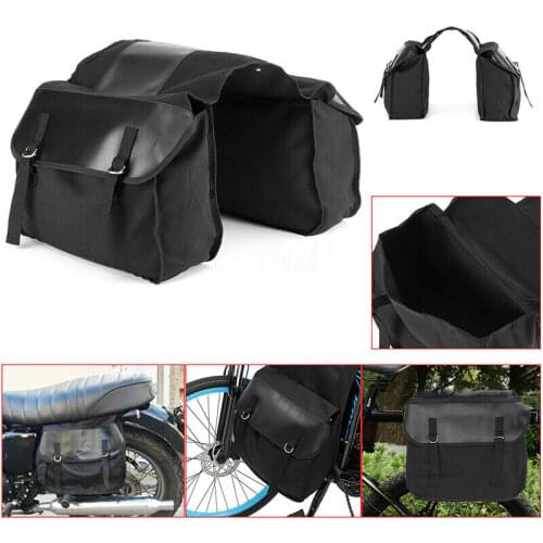 Motorcycle Saddle Bags For Honda shadow 750 150cc Scooter Motorbike Touring Saddlebag Luggage Canvas Saddle Waterproof Bag