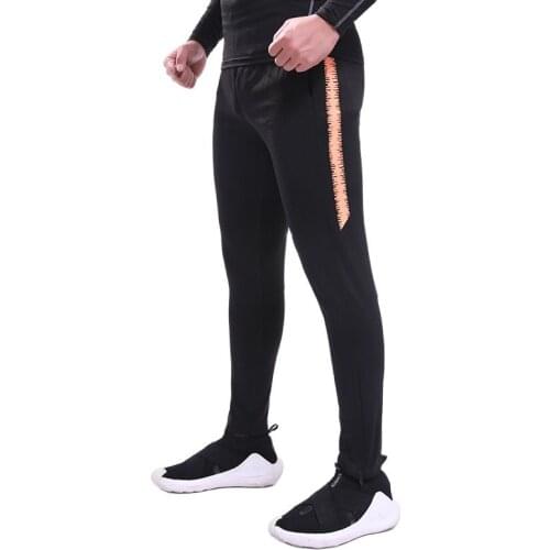 Mens Slim Pants Quick-drying and High-elastic Football Running and Leisure Training Pants Mens Clothing Joggers Mens Fashion