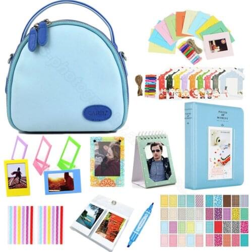 Fujifilm Instax Mini Accessories Set, Camera Case Shell Bag+Photo Album+Wall Hanging Film Frames+Magetic Frame+Marker etc