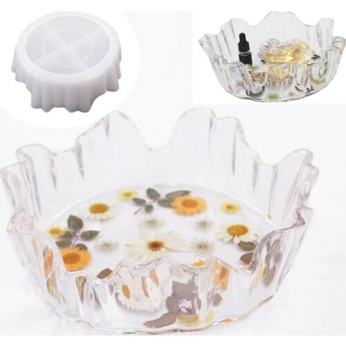 Irregular Tray Storage Tray Mirror Silicone Mold for Epoxy Resin Mould For DIY Handmad Tool