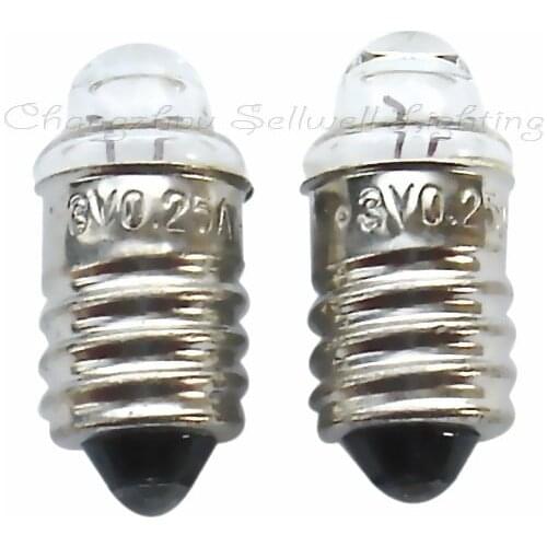 New!e10 T10x22 3v 0.25a Miniature Lens Lamp Bulb Light A013