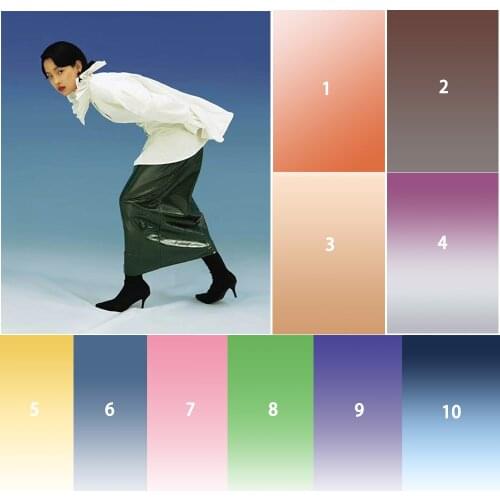 Solid Color Photography Backdrops Kids Adult Portrait Photo Background Green Blue Gradient Photocall Background Photo Studio