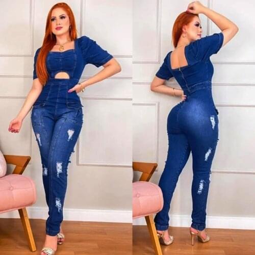 Джинсовые комбинезоны OKAYOASIS China At AliExpress