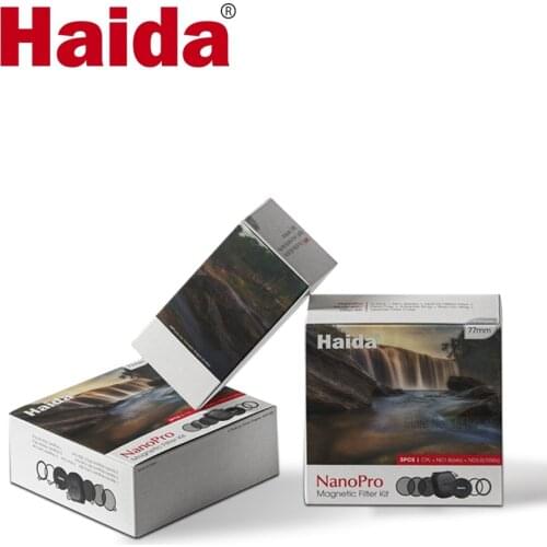 Optical Glass NanoPro Magnetic CPL / ND1000 / ND64 Lens Filter, 67 77 82 mm Shock-resistant ND Polarizer CPL ND1.8 ND3.0 Kit