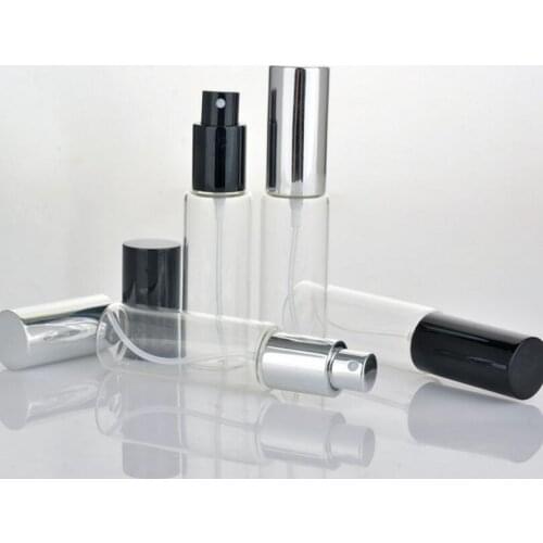 Wholesale 30ML Portable Glass Perfume Bottle With Aluminum Atomizer Empty Cosmetic Case For Traveler