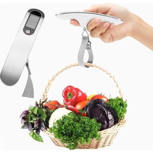Portable Mini Digital Luggage Scale Digital Kitchen Electronic Scale Steelyard Weight Balance Hanging Scale