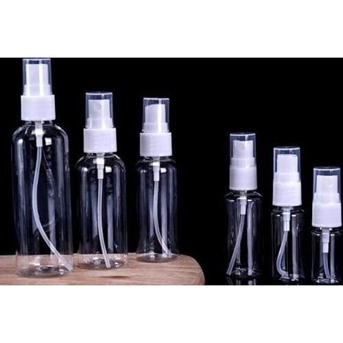 1Pcs Transparent Empty Spray Bottles 30ml/50ml/100ml Plastic Mini Refillable Container Empty Cosmetic Containers