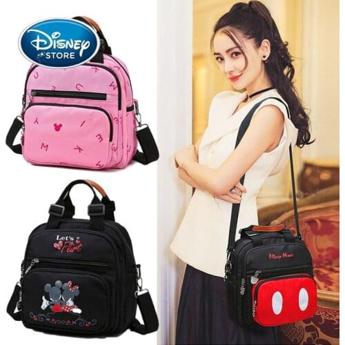 Disney Mini Diaper Bag Mickey Mouse Backpack For Moms Minnie Baby Bag Maternity For Baby Care Nappy Bag Travel Stroller Handbag