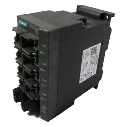 Siemens 6GK5208-0BA00-2AA3 Simatic SCalance X208IE Managed Switch Used In Good Condition