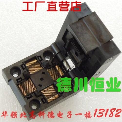 Qfp64 Flip Shrap Test Stand 0.5 Span Burner Programming Block Fpq-64-0.5-06