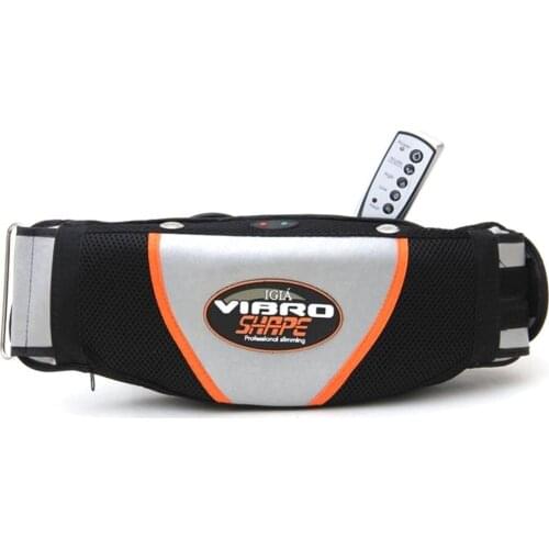 Vibrating Electric slimming Belt massager waist trimmer abdominal belly shape heating for weight loss burning fat belt