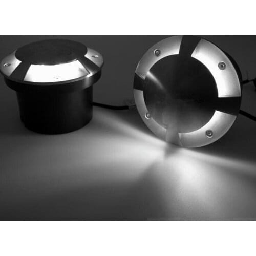 Dimmable 5W LED Underground Light Lamp DC12V/AC85V-265V Outdoor Garden Path Buried Yard Lamp Landscape Spot Light