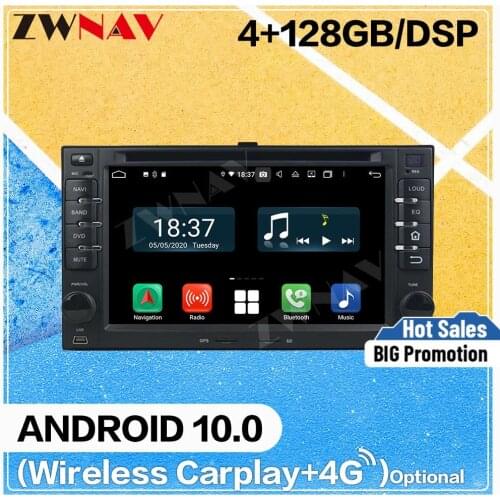 128G Carplay Android10 screen Multimedia DVD Player for KIA CERATO SPORTAGE CARENS OPTIM BT GPS Navi Auto Radio Stereo Head unit