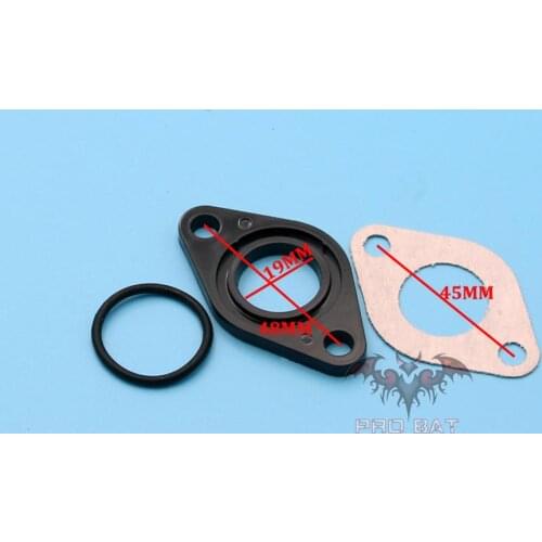 19mm Carburetor Carby Manifold Gasket For 50cc 70cc 90cc 110cc 125cc 140cc PIT Quad Dirt Bike ATV Buggy PRO BAT New