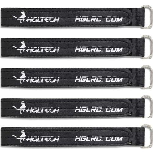5PCS HGLRC Metal Buckle Battery Strap 150mm 200mm 250mm for RC FPV Racing Freestyle Long Range Drones 4S 6S Lipo Batteries