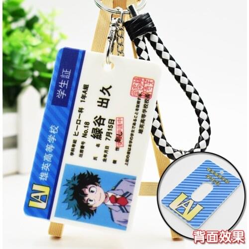 Anime My Hero Academia Boku no Hero Asui Tsuyu OCHACO URARAKA Izuku Cosplay Acrylic Cards Holder Keychain Bag Pendant Xmas Gift