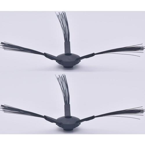 1 pair of black side brushes for ilife A4 A4S A6 X620 A8 A40 vacuum cleaner accessories replacement parts