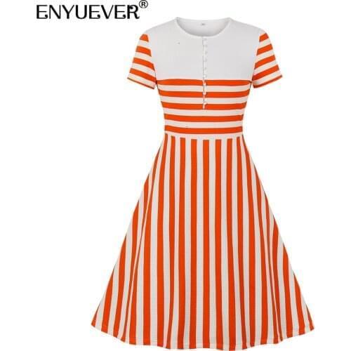 ENYUEVER Summer Knitted Dresses