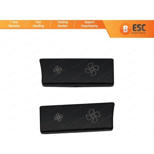 ESC EDP608 2 Pieces Heater Climate Control Air Conditioning Control 9233635 Button Cover For BMW 5 F10 F11 F01 F02 f03 F04