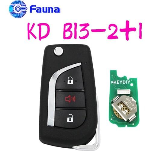 KEYDIY KD B13-2+1 B13-3 Wire Type Remote Control For Toyota 3 Button