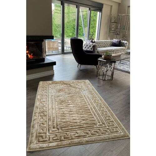 Muslim Velvet Non-Slip Prayer Rug - Soft Design That Does Not Cause Knee Pain | 70 X 120 Cm - Latex Non-Slip Base Prayer Rug