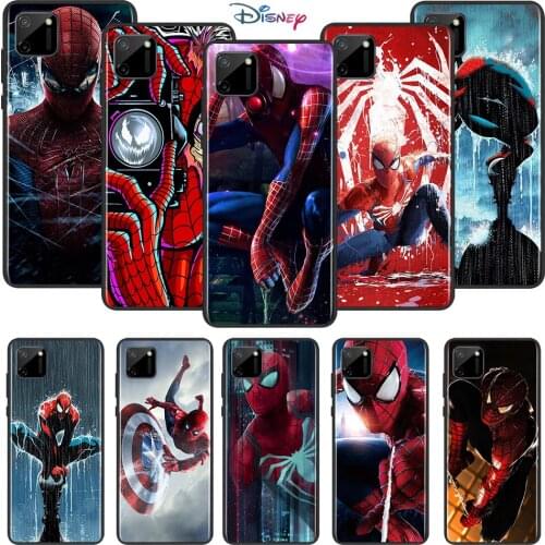 Marvel Spider-Man Super Hero Avengers For OPPO Realme C2 C3 C11 C12 C15 C17 X2 X3 X7 XT X50 Q2 Q2i V3 V5 V15 Pro Soft Phone Case