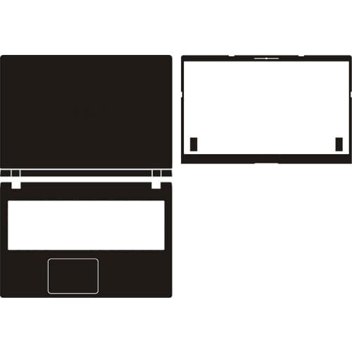 Laptop Sticker Skin Decal Carbon fiber Cover Protector for Asus YX560U 15.6"