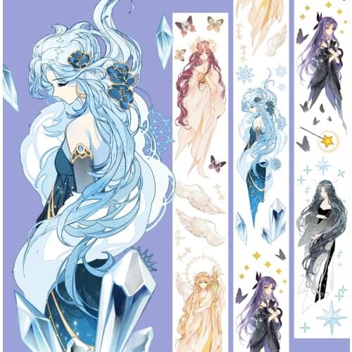 You Are Fairy PET Special Oil Washi Tapes Junk Journal Masking Tape Adhesive Tape DIY Scrapbooking Washi Sticker