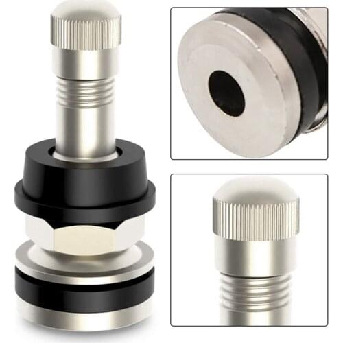 TR416 Valve Stems Outer Fit 453&625Inch Rim Holes Long 1 1/2Inch