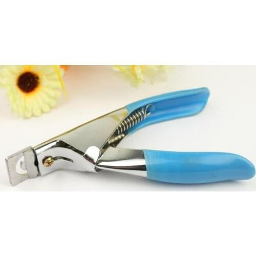 New Arrival False Nail Tips Trimmer Nails Manicure Clipper Cutter Nail Tool Stainless Steel Blue