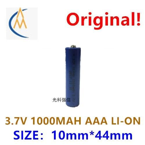 Brand new genuine 3.7V 10440 1000mah strong light flashlight No. 7 lithium battery circuit board equipment power tool Mini